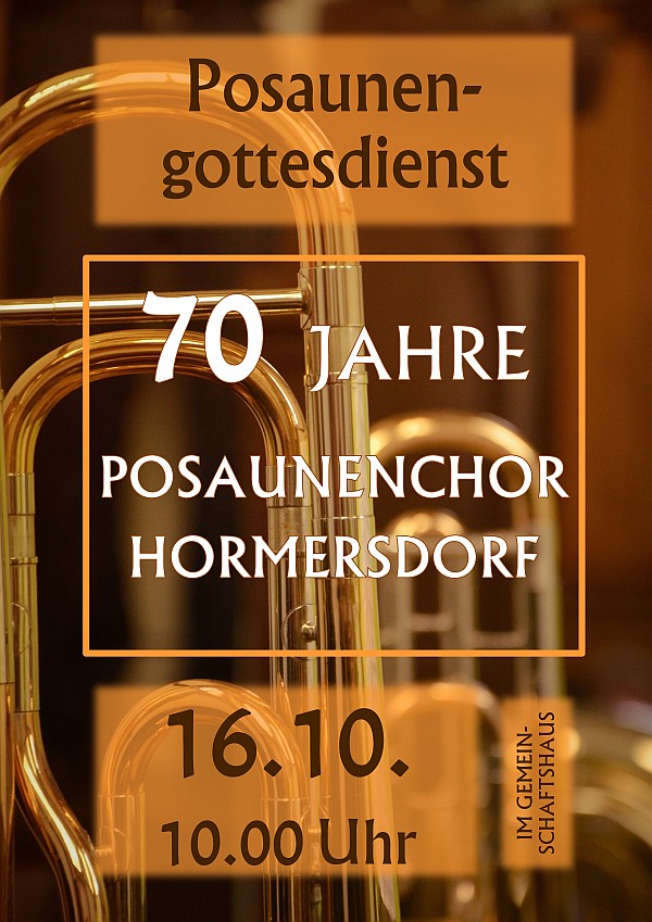 70 Jahre Posaunenchor Hormersd...